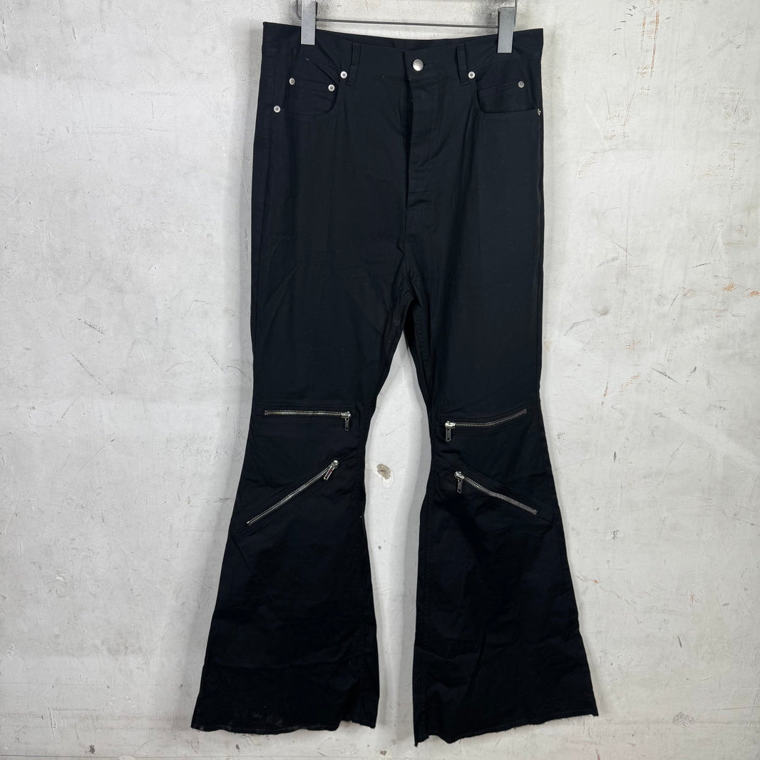 Rick Owens Hollywood Bolan Cargo Flared Pants