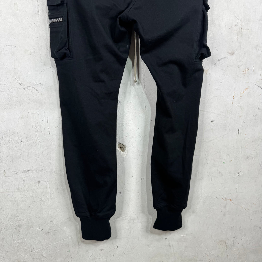 Rick Owens EDFU Cuffed Zipper Cargo Sweatpants