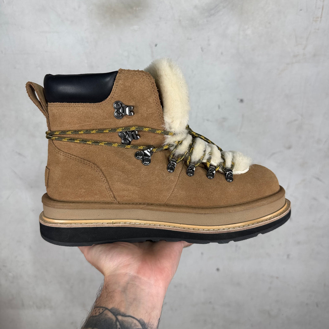 Sacai x Ugg Chestnut Fur Hiking Boot