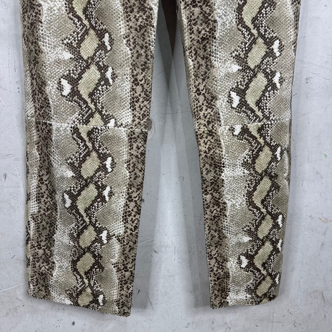 Stussy Snakeskin Leather Pants