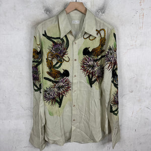 Dries Van Noten Bird Silk Shirt