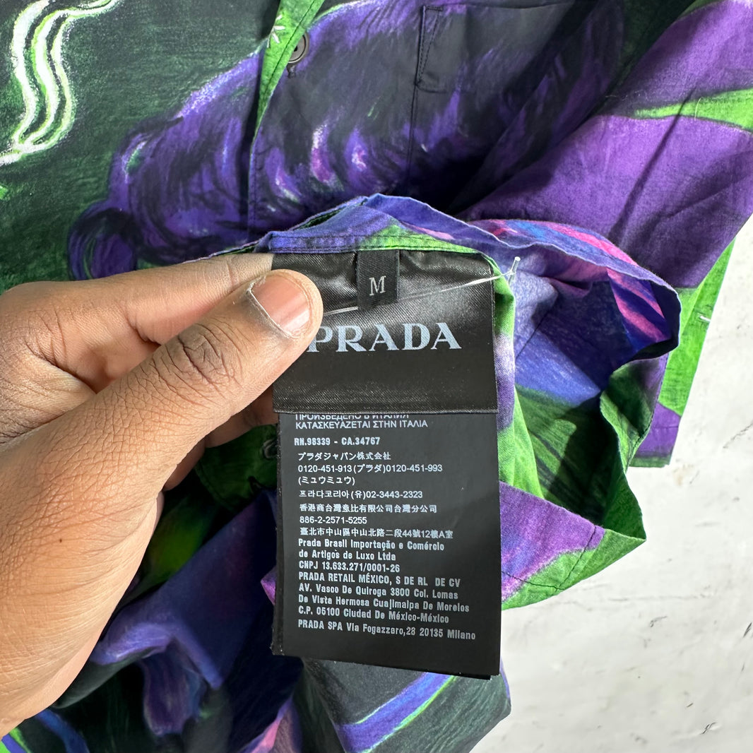 Prada Green Impossible Love Buttoned Shirt