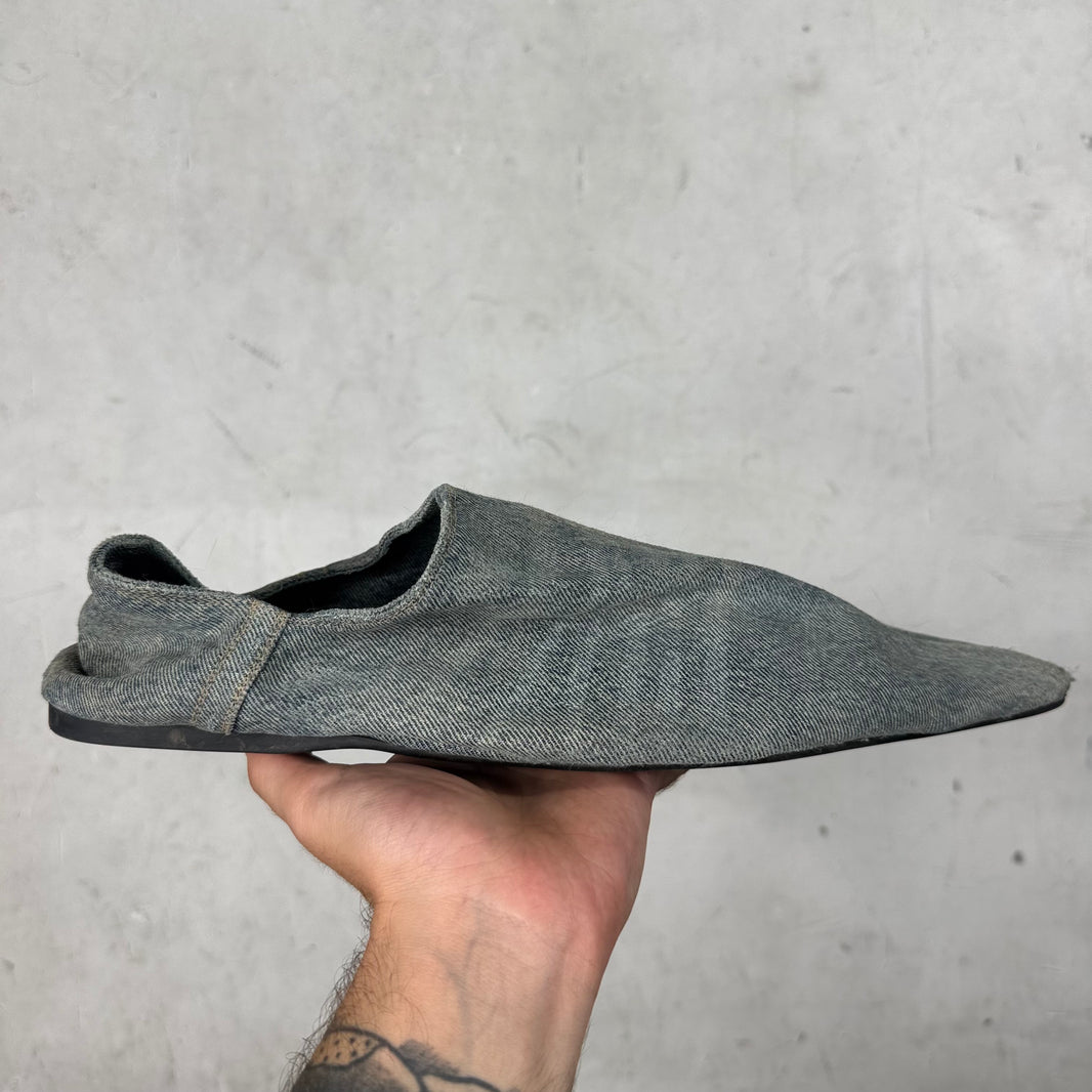 Balenciaga Denim Moroccan Mules