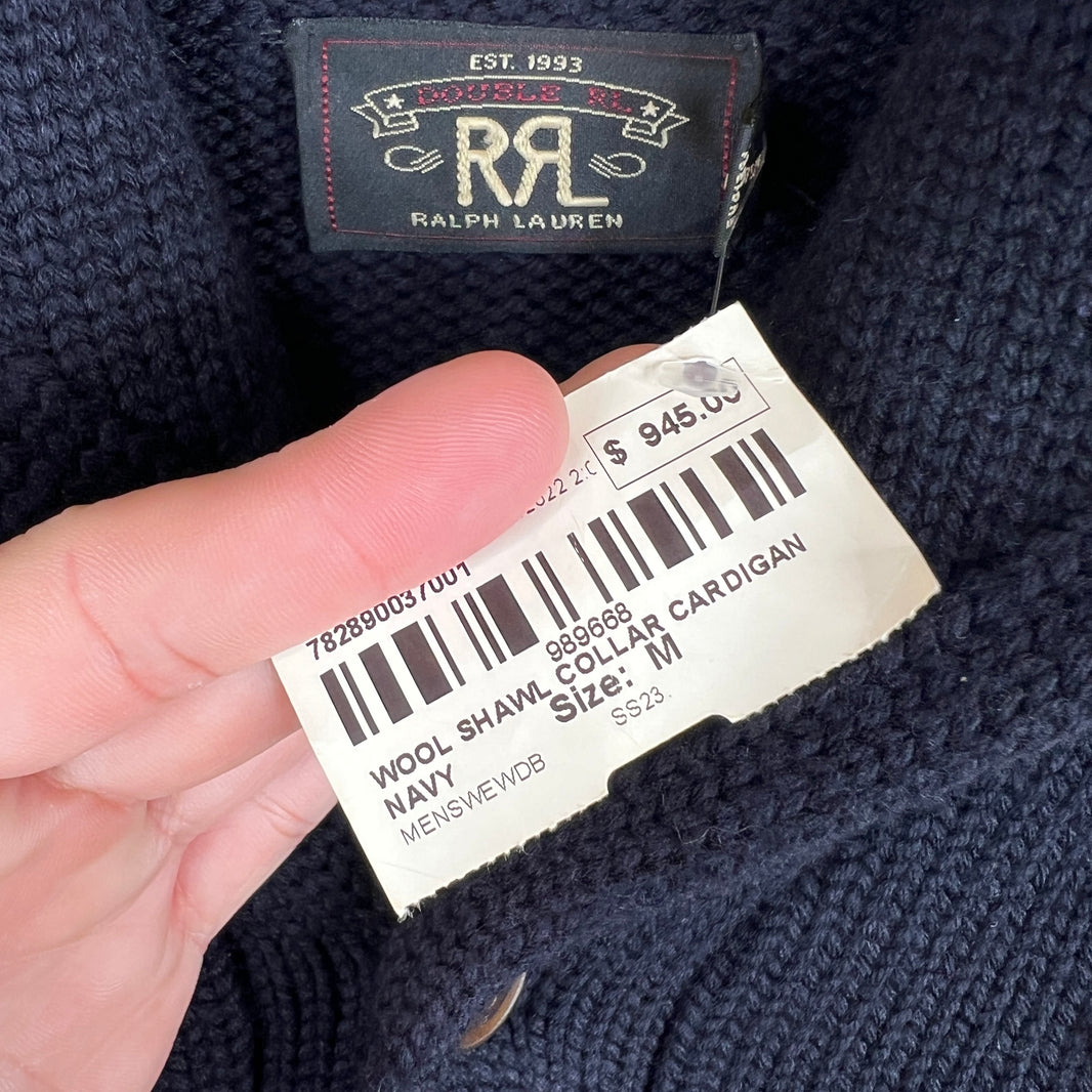 RRL Wool Shawl Collar Cardigan