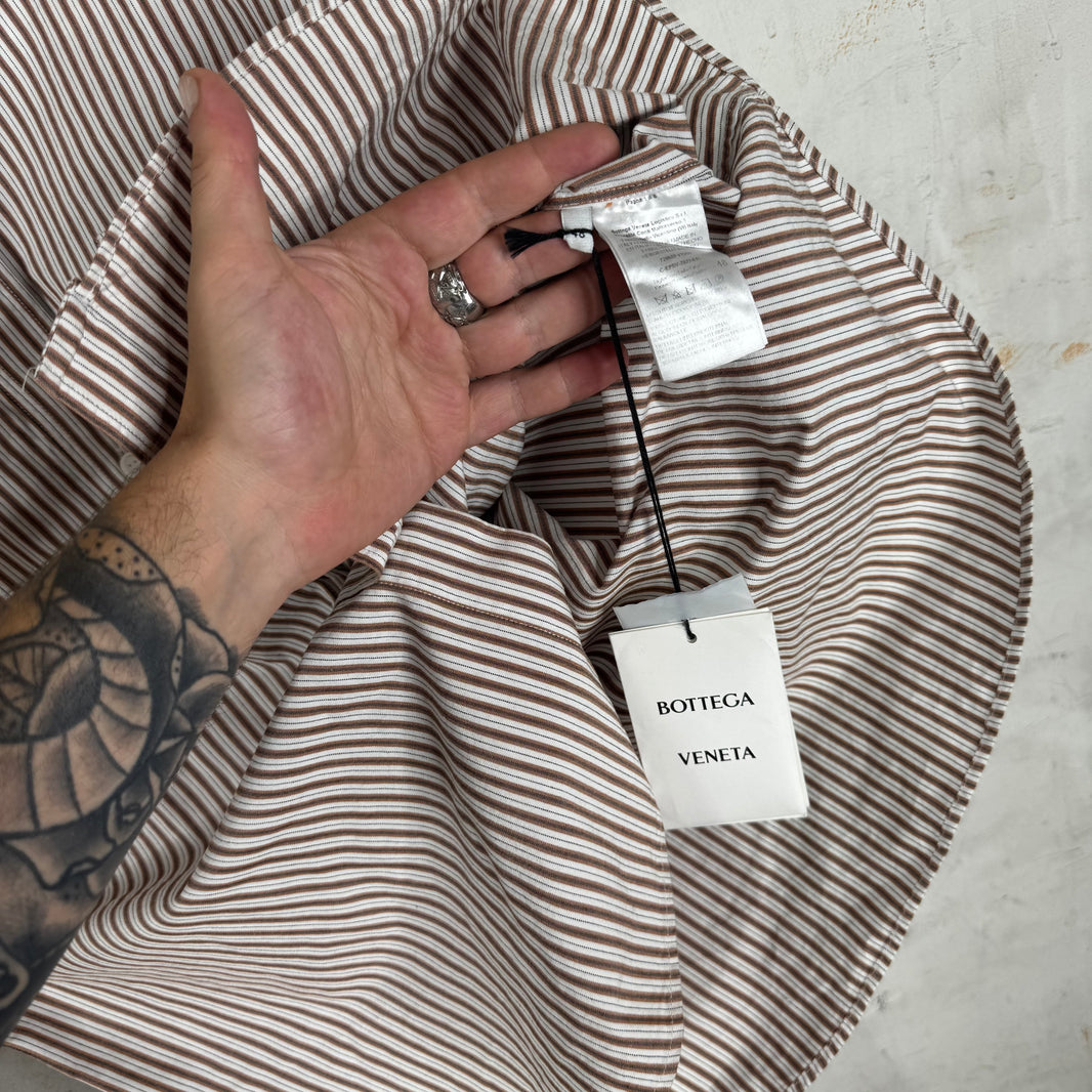 Bottega Veneta Striped Canvas Shirt