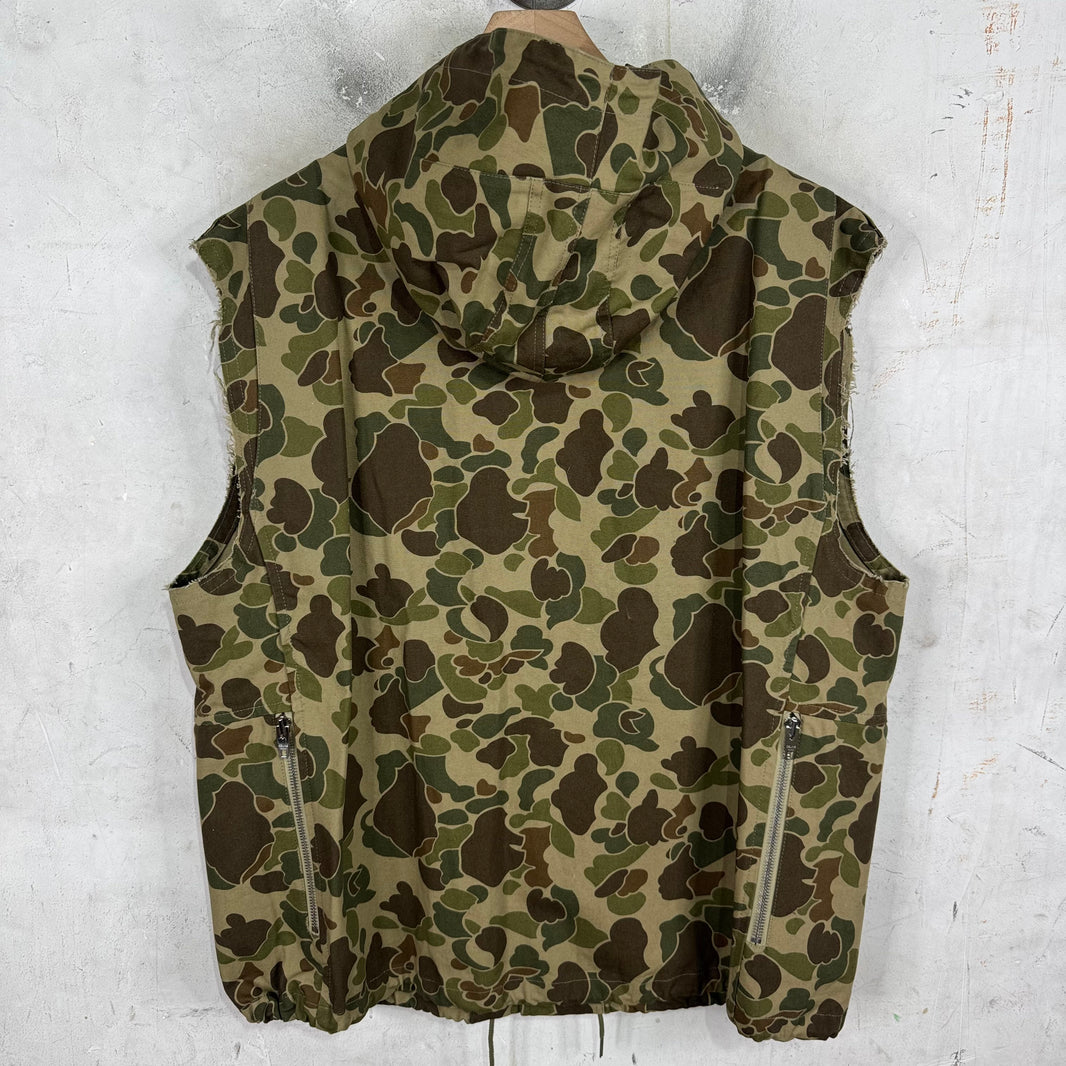 Celine Duck Camo Cargo Vest
