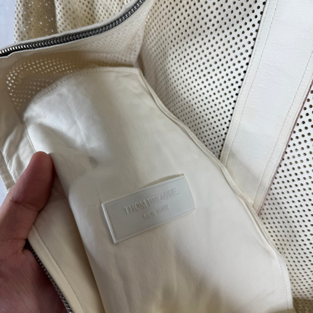 Thom Browne Perforated Leather Jacket