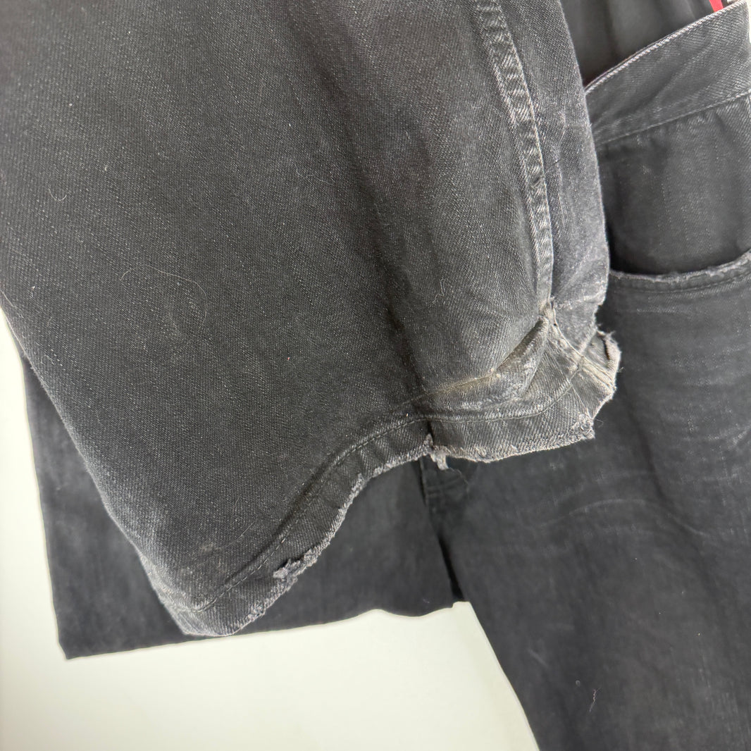 Balenciaga Double Layer Flared Jeans