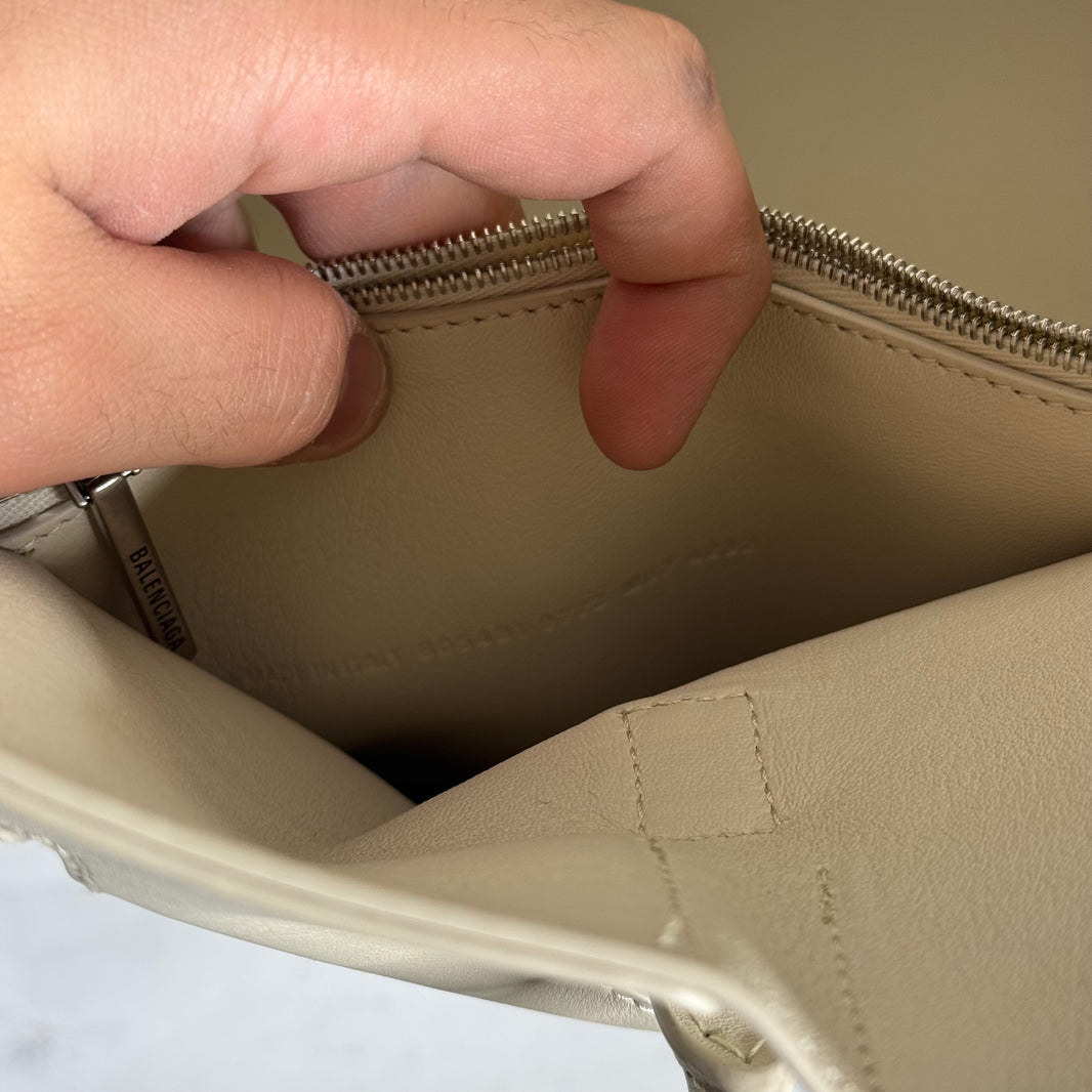 Balenciaga Beige Medium Bel Air Bag