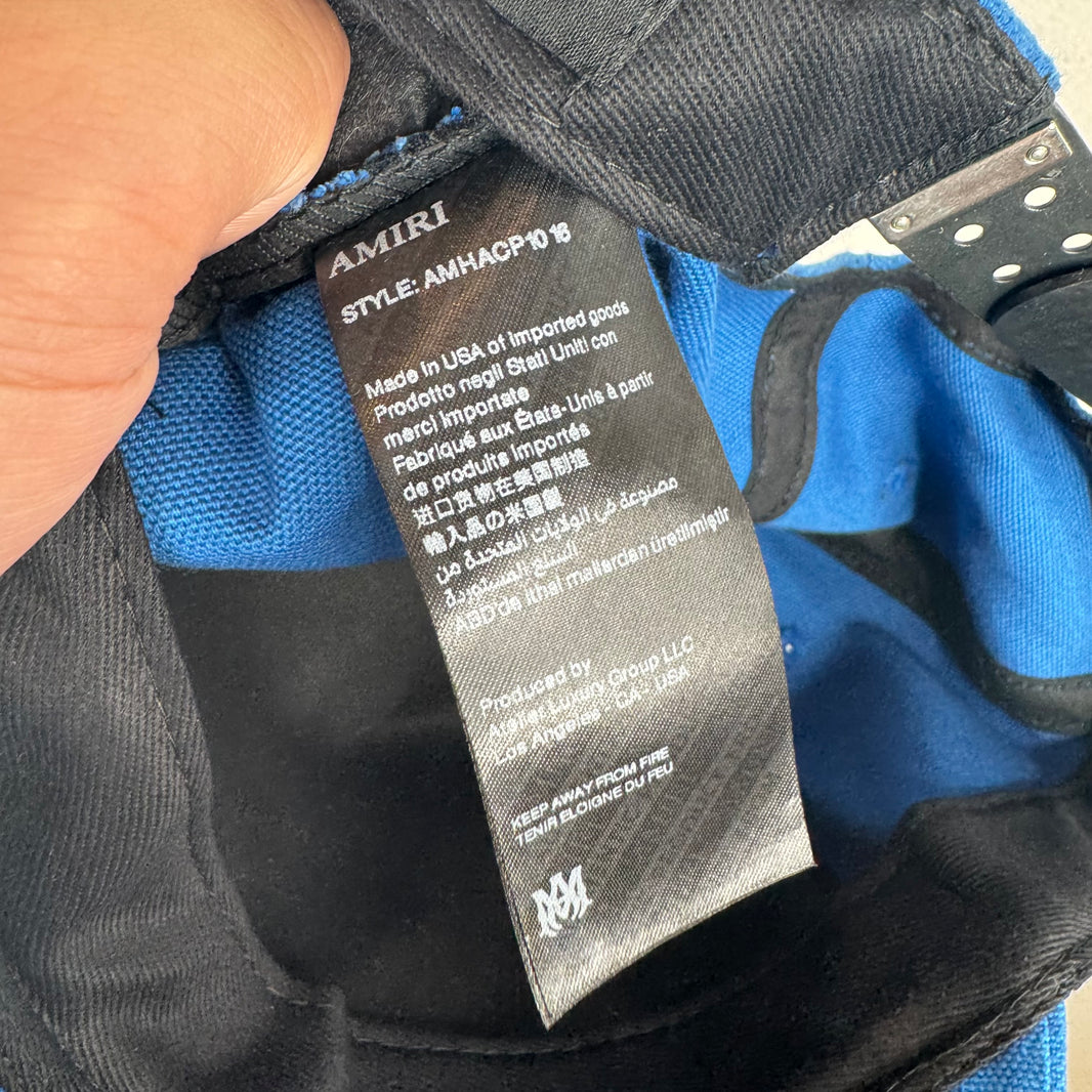 Amiri Blue AM Hat