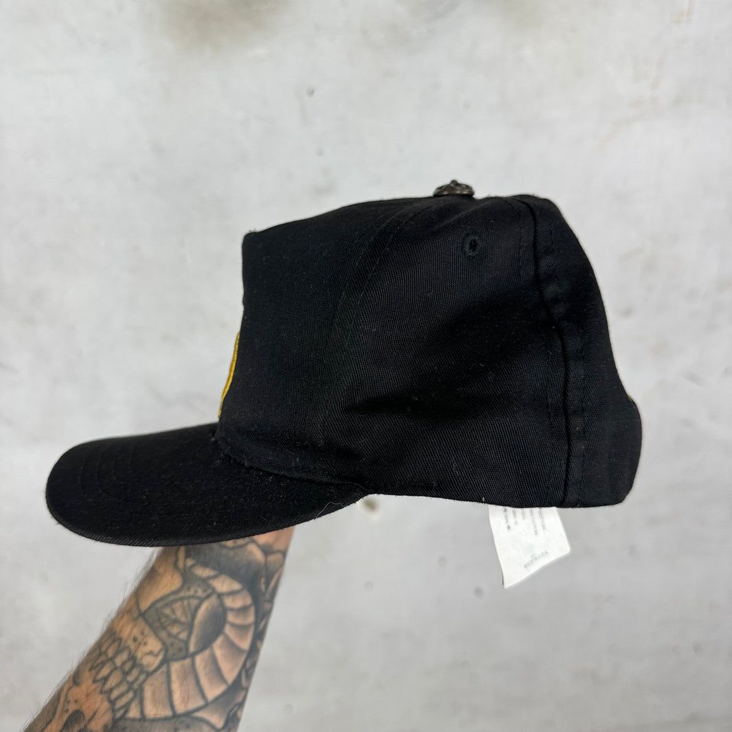 Chrome Hearts Black Yellow CH Baseball Hat