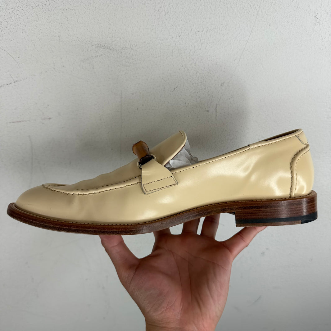 Casablanca White Bamboo Loafers
