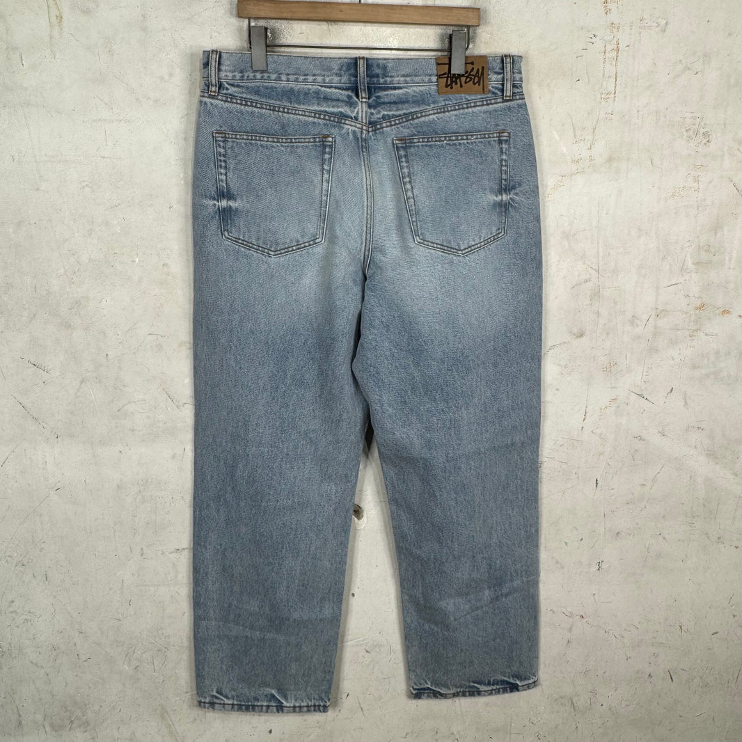 Stussy Light Wash Big Ol Jeans