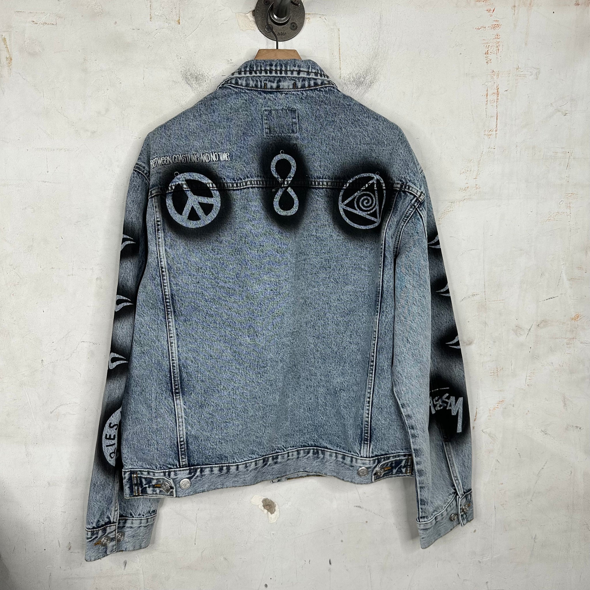 Stussy Dries Van Noten Stencil Denim Jacket