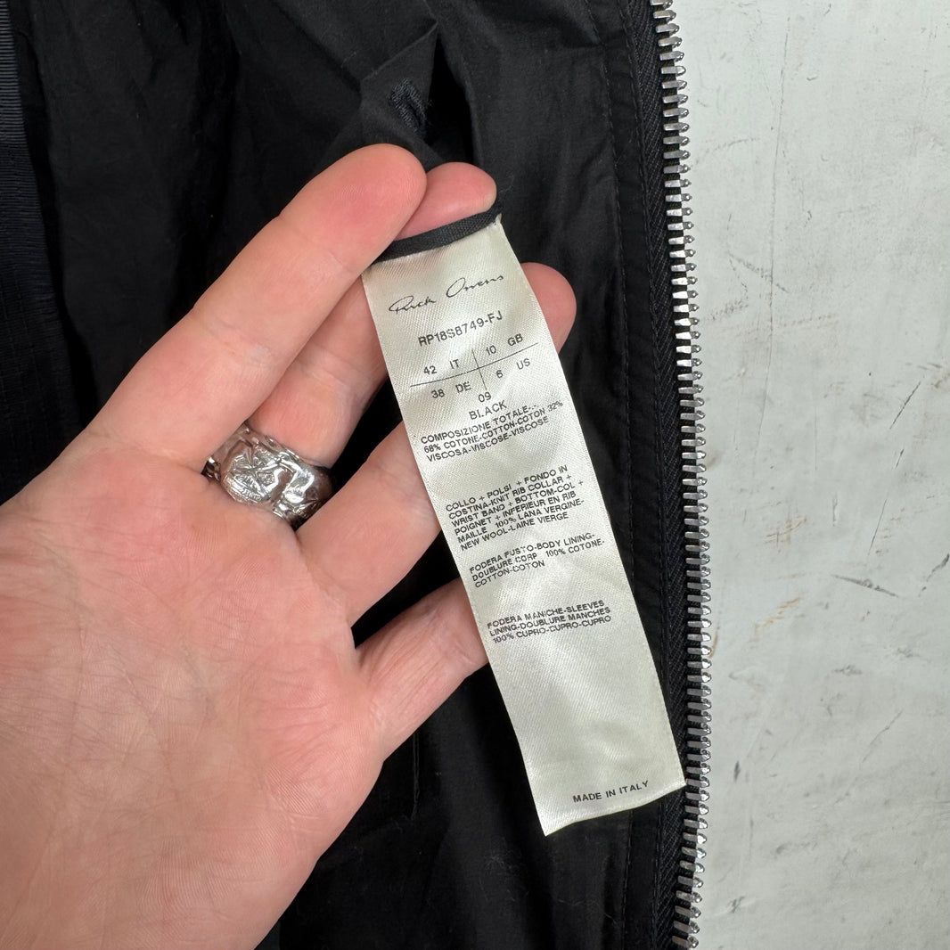 Rick Owens Back Flap Bomber Jacket