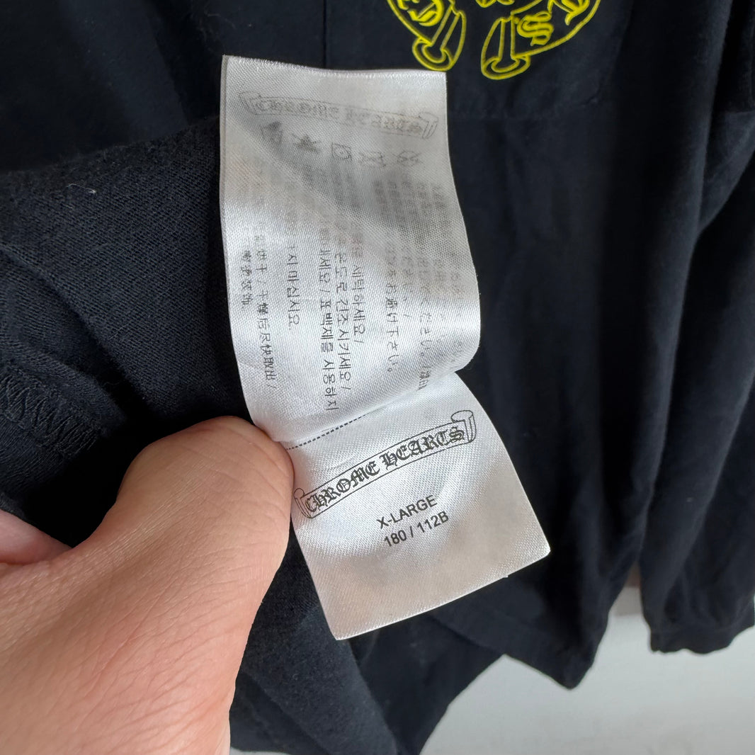 Chrome Hearts Yellow Horseshoe Staff L/S T-Shirt