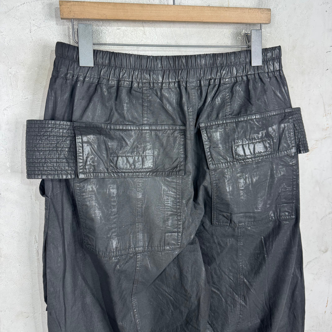 DRKSHDW Waxed Wide Creatch Pants