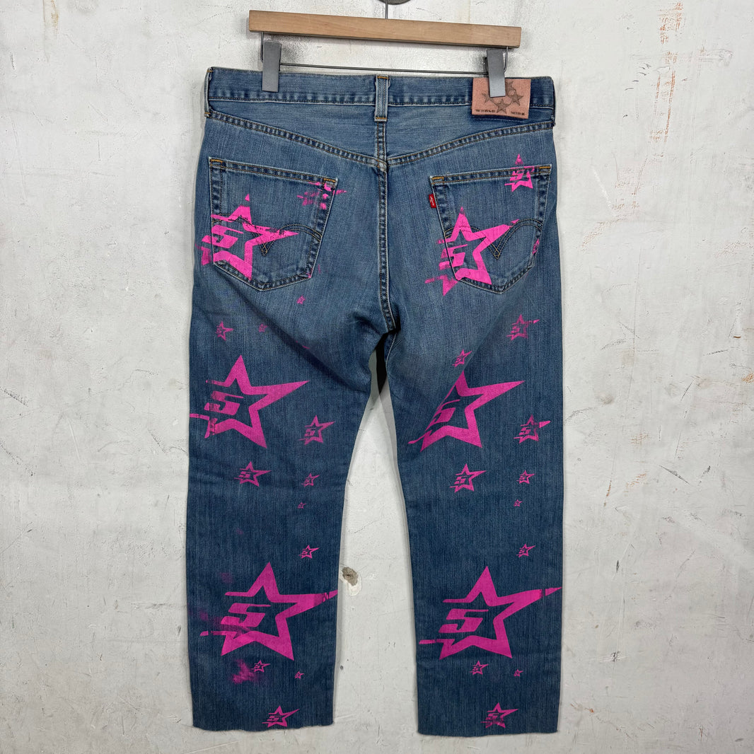 Levis x Sp5der Printed Jeans
