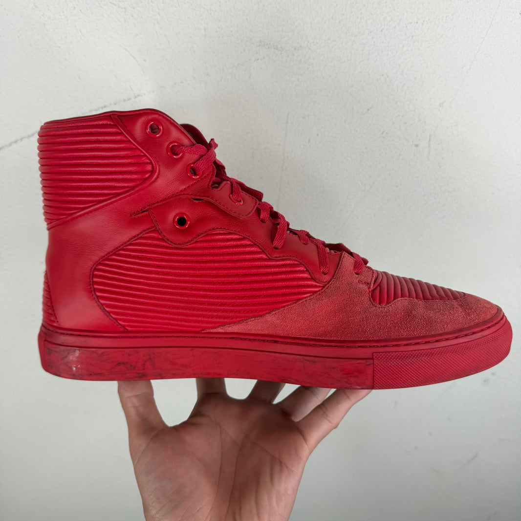 Balenciaga Cotes Pleated Sneakers