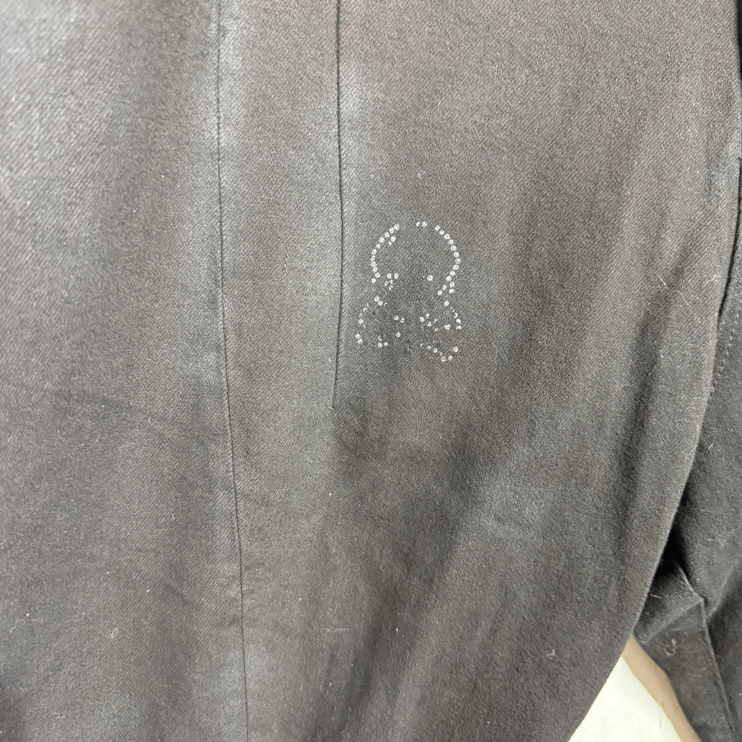 Julius SS13 Black Denim Capris