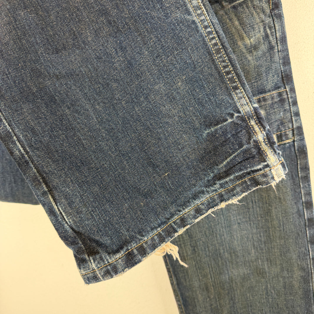 Rick Owens Selvedge Bootcut Slab Denim Jeans