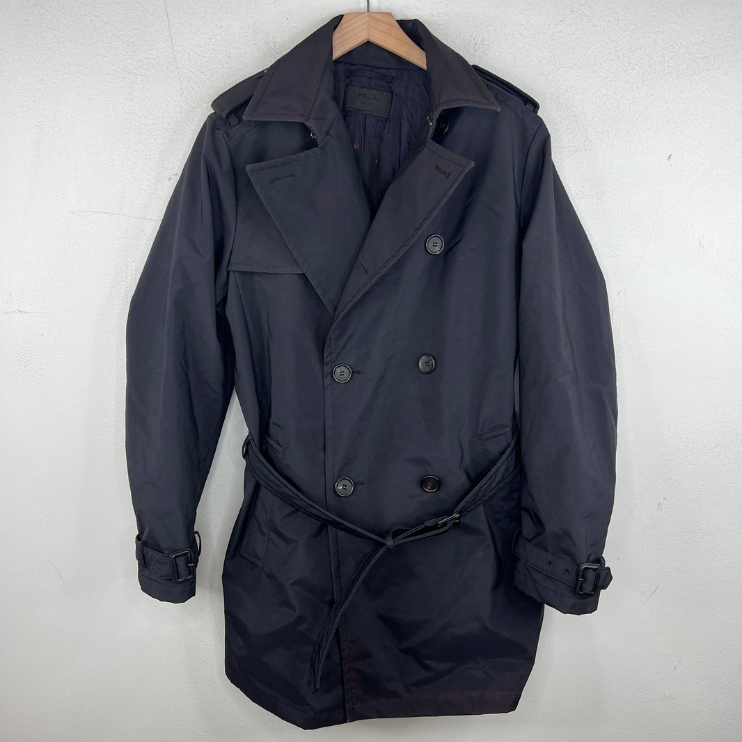 Prada Navy Trench Coat