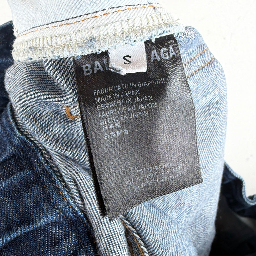 Balenciaga Elastic Waist Double Pocket Jeans