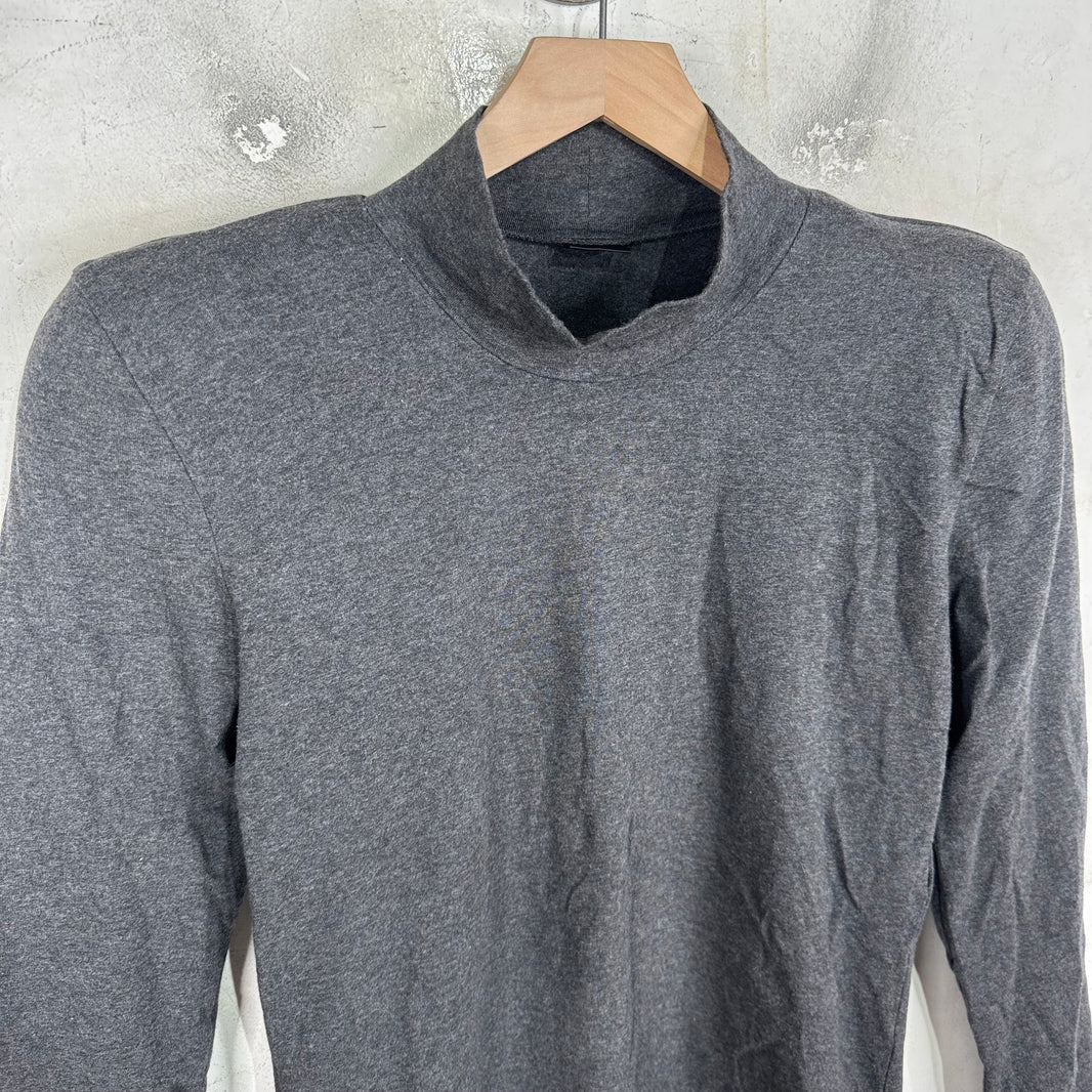 Balenciaga Grey Shoulder Padded L/S T-Shirt