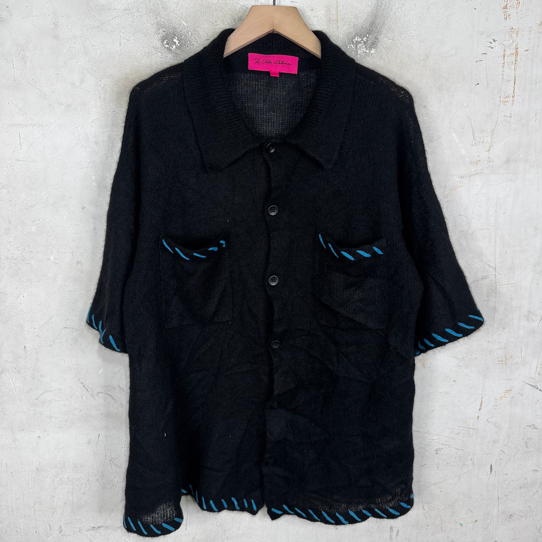 Elder Statesman Cashmere Buttoned S/S Shirt
