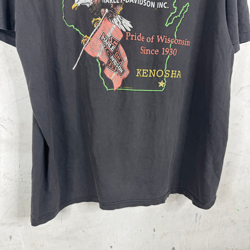 Vintage Kenosha Harley Davidson T-Shirt