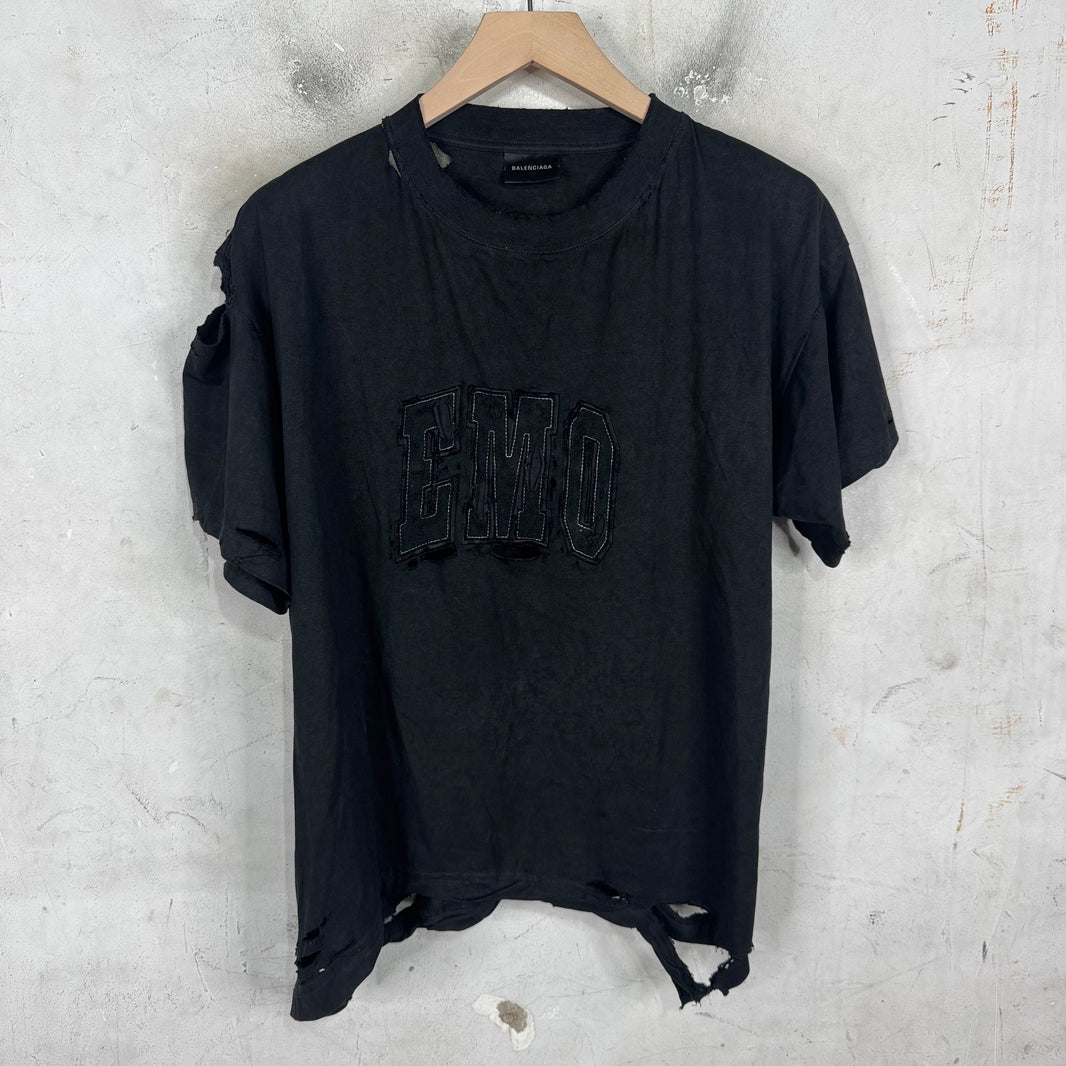Balenciaga Distressed Emo T-Shirt