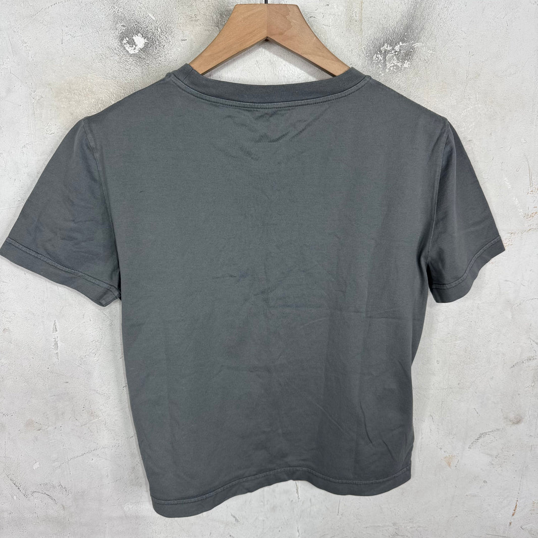 Miu Miu Frayed Patch Logo Baby T-Shirt