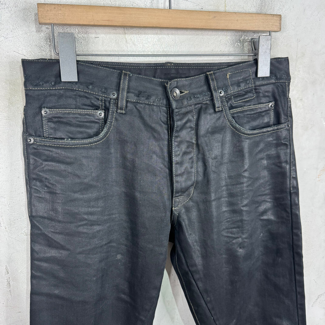 DRKSHDW Waxed Older Detroit Jeans