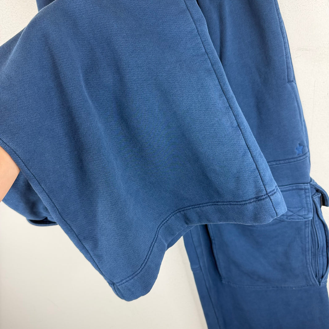 Greg Ross Navy Baggy Cargo Sweatpants