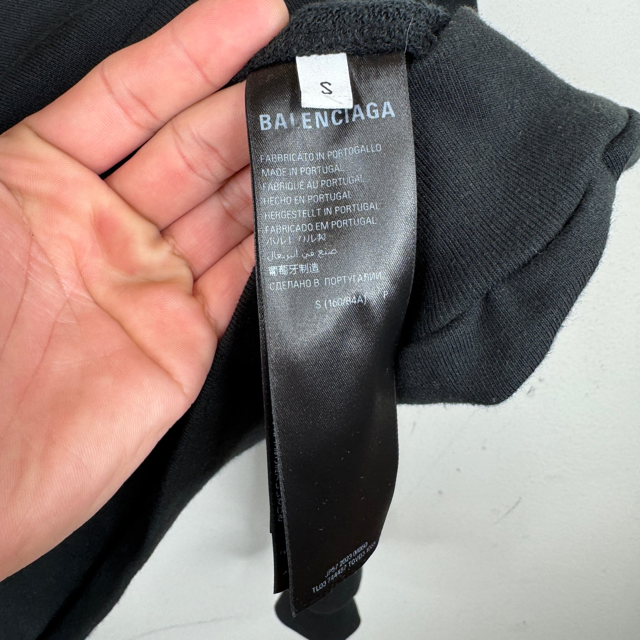 Balenciaga Post It Note Zip Up Hoodie