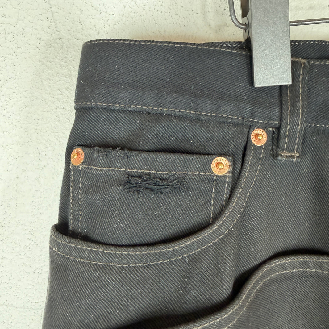 Balenciaga Double Front Pocket Baggy Jeans