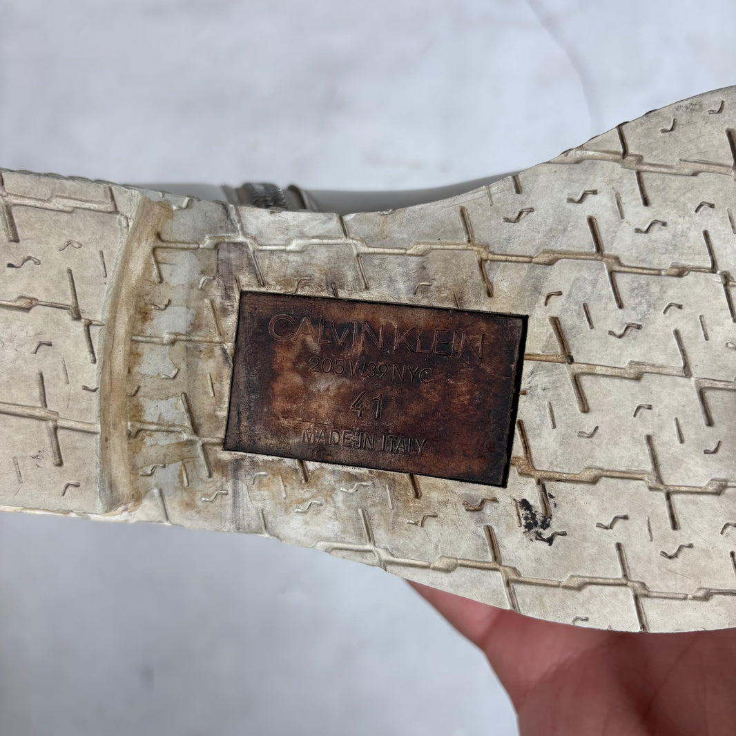 Calvin Klein 205W39NYC White Spazzalato Boots