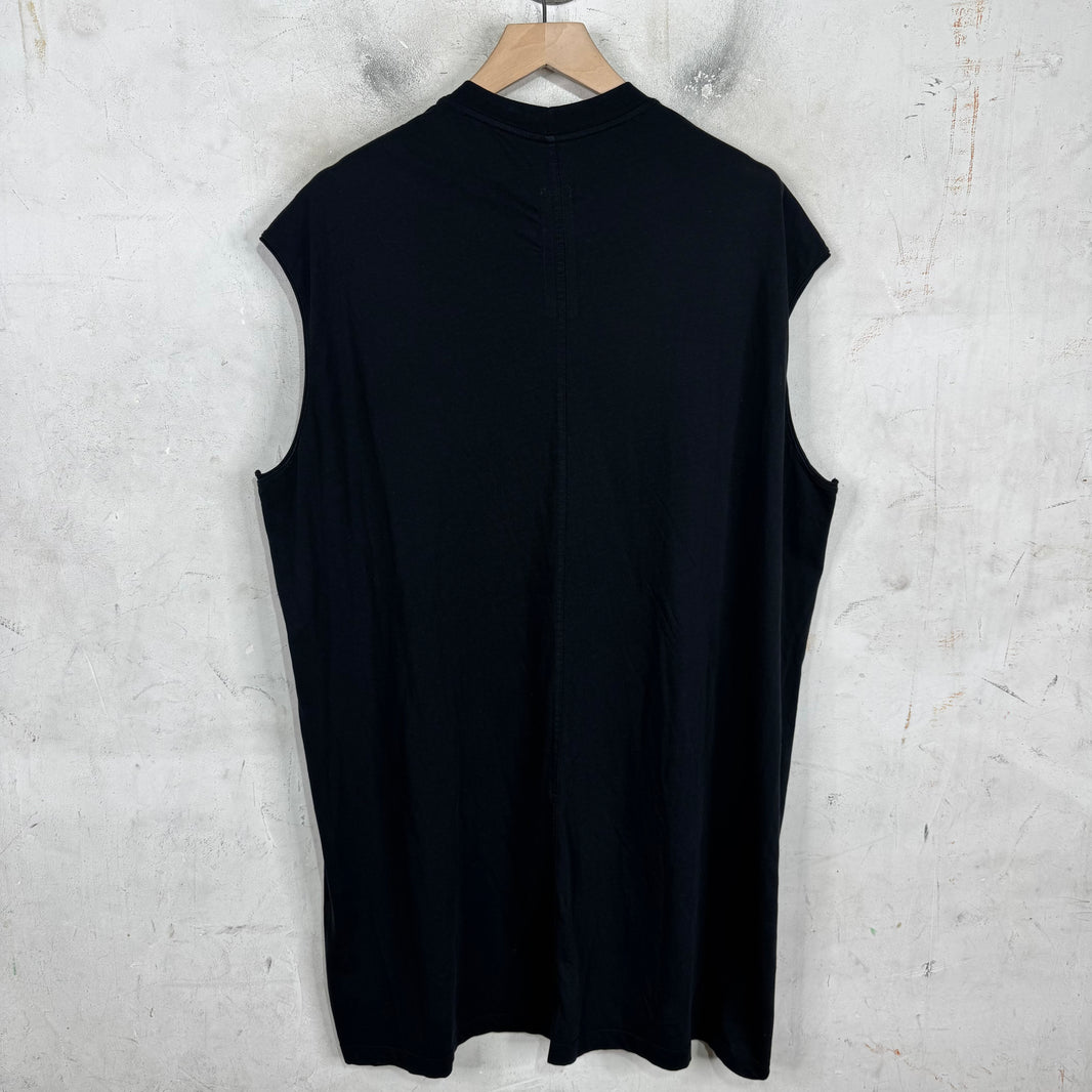 Rick Owens Black Long Tank Top