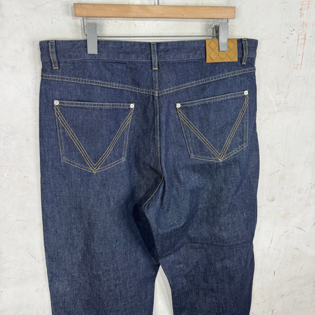 Bottega Veneta Intrecciato Tab Baggy Jeans