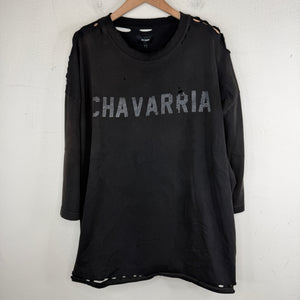 Willy Chavarria Distressed Logo T-Shirt