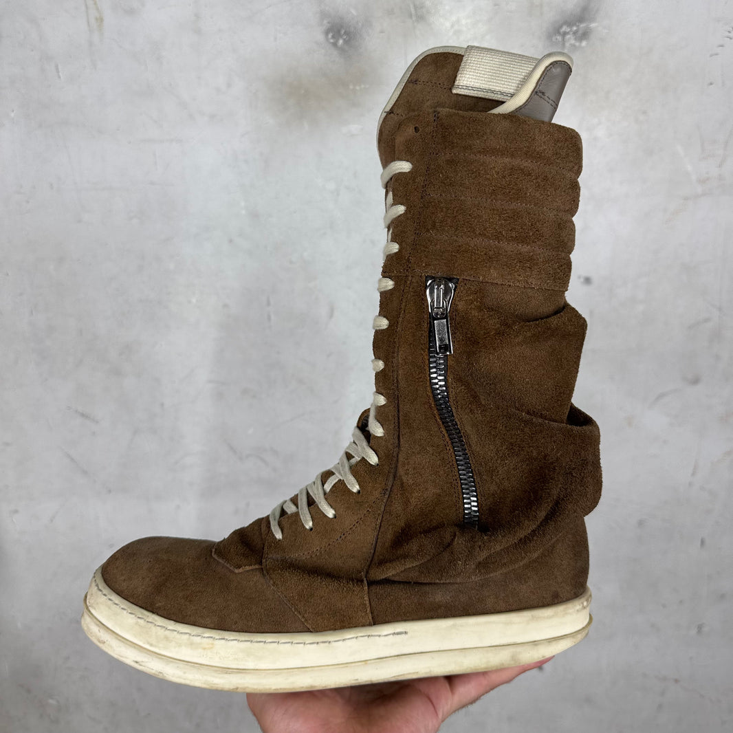 Rick Owens Brown Suede CargoBaskets