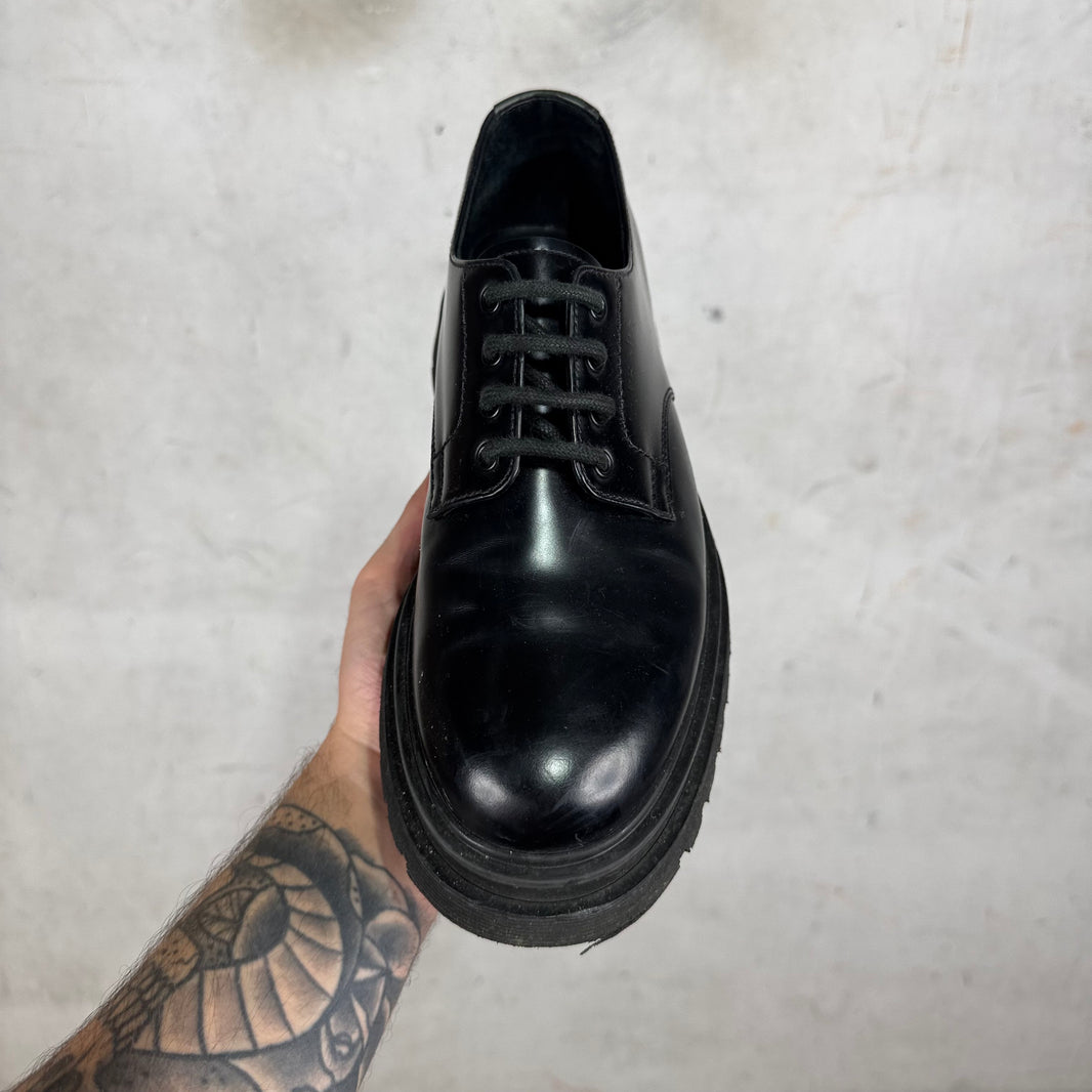 Prada Black Derbies