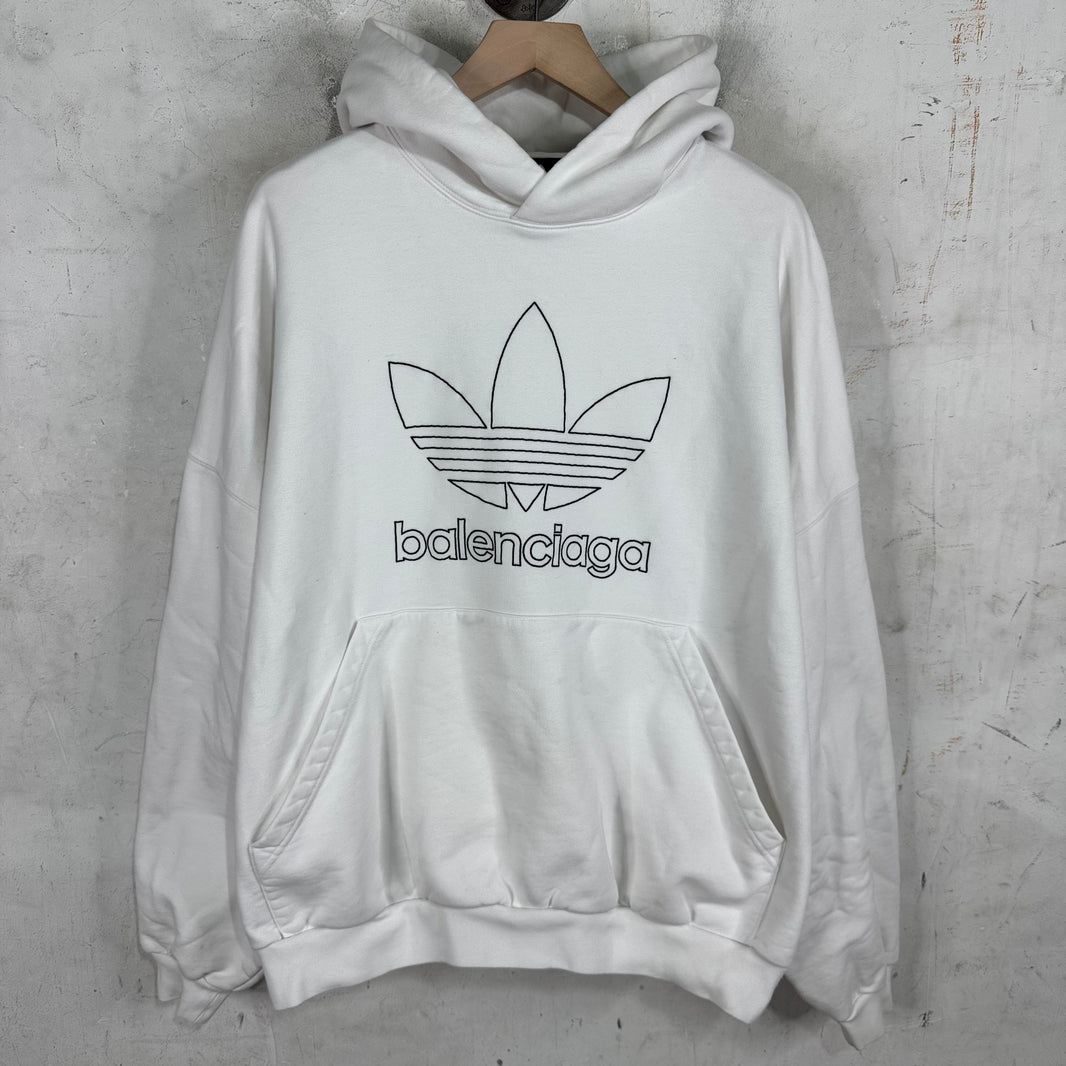 Balenciaga x Adidas Logo Hoodie