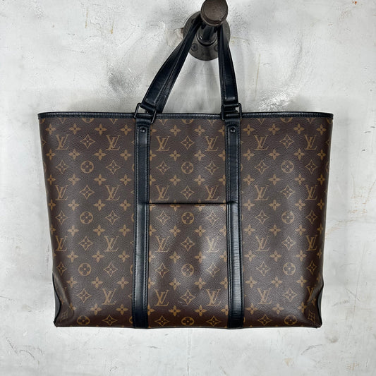 Louis Vuitton Monogram Black Tote Bag