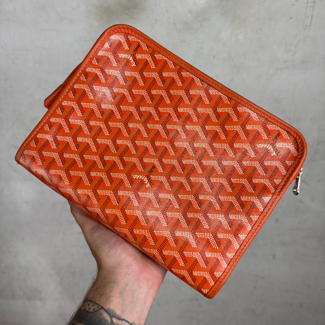 Goyard Orange Small Jouvence Bag