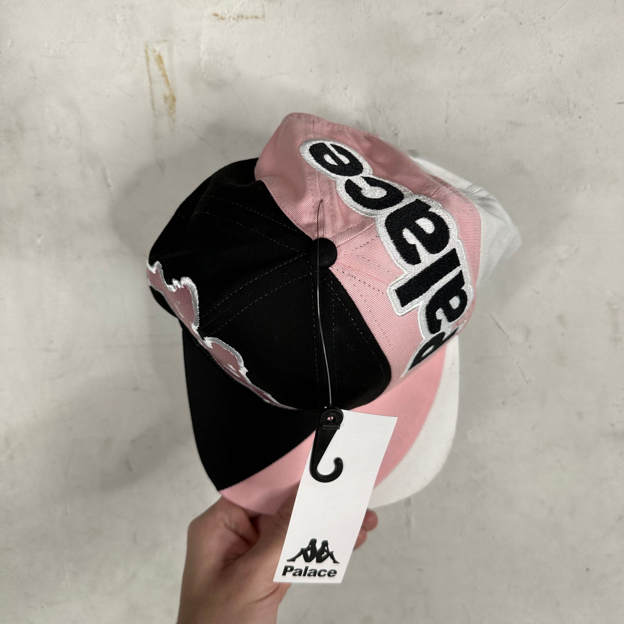 Palace x Kappa Pink Baseball Cap