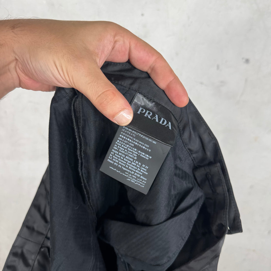 Prada Velcro Ankle Stap Nylon Pants