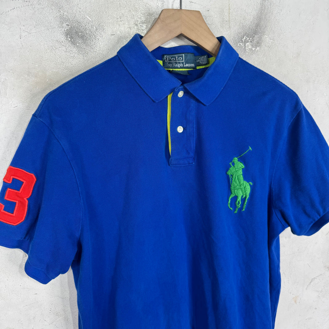 Ralph Lauren Blue/Green Orange #3 Polo