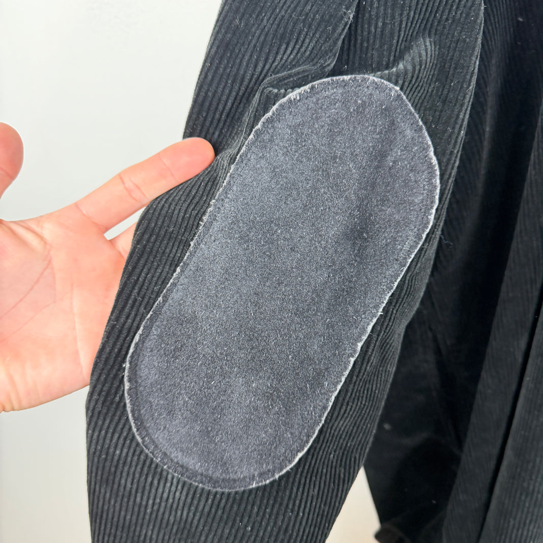 Kapital Oversized Corduroy Black Button Up Shirt