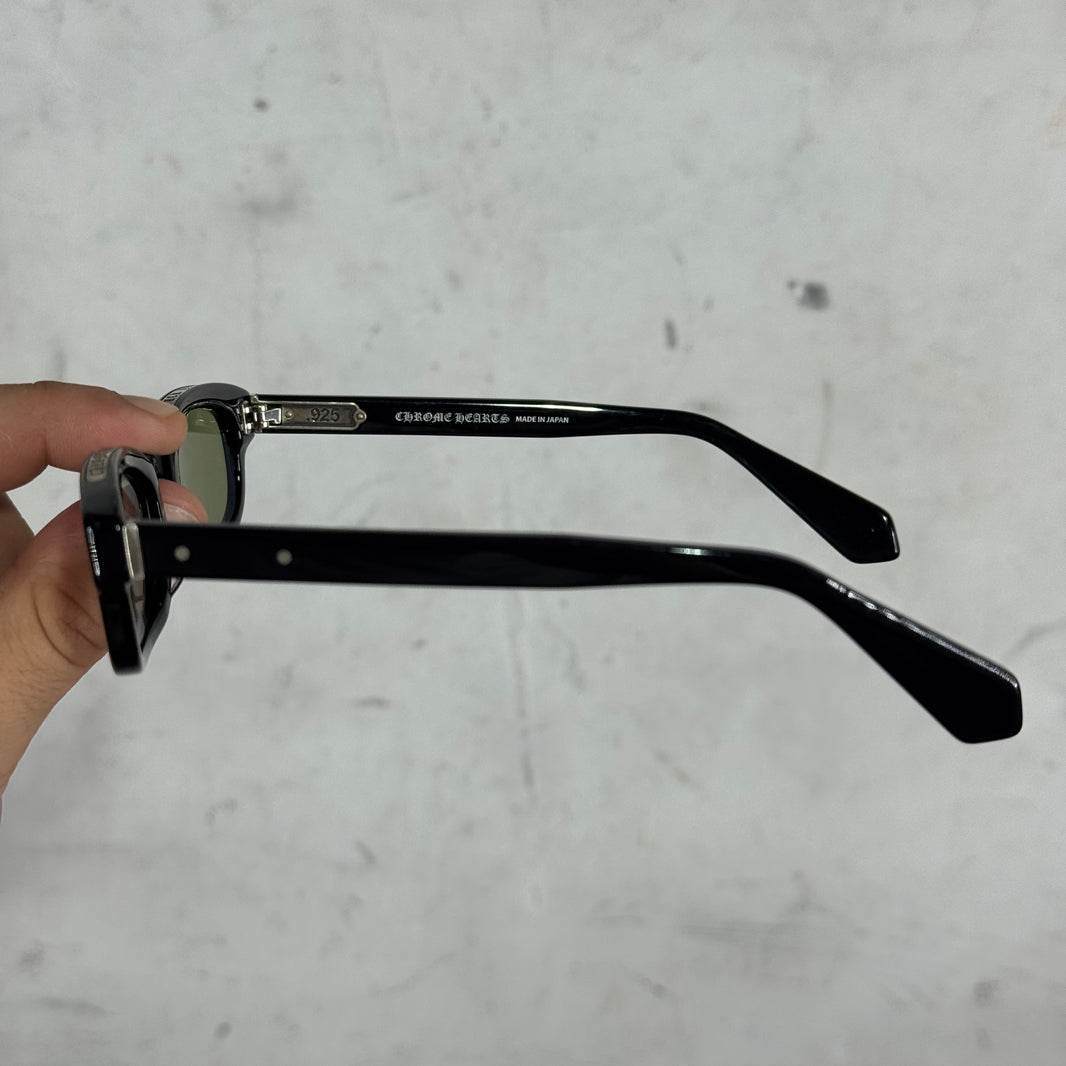 Chrome Hearts Glossy Black 50 Lowrider Sunglasses